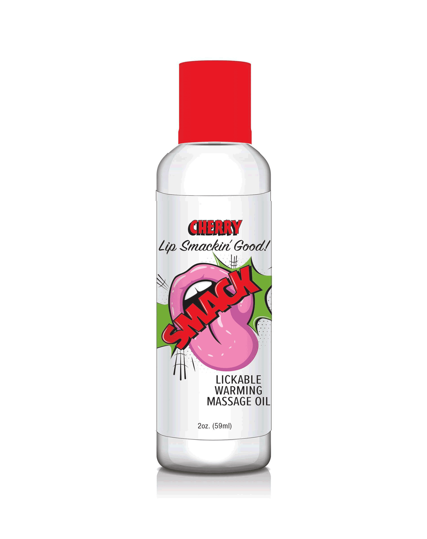 Smack Warming & Lickable Massage Oil - Cherry 2oz 🍒