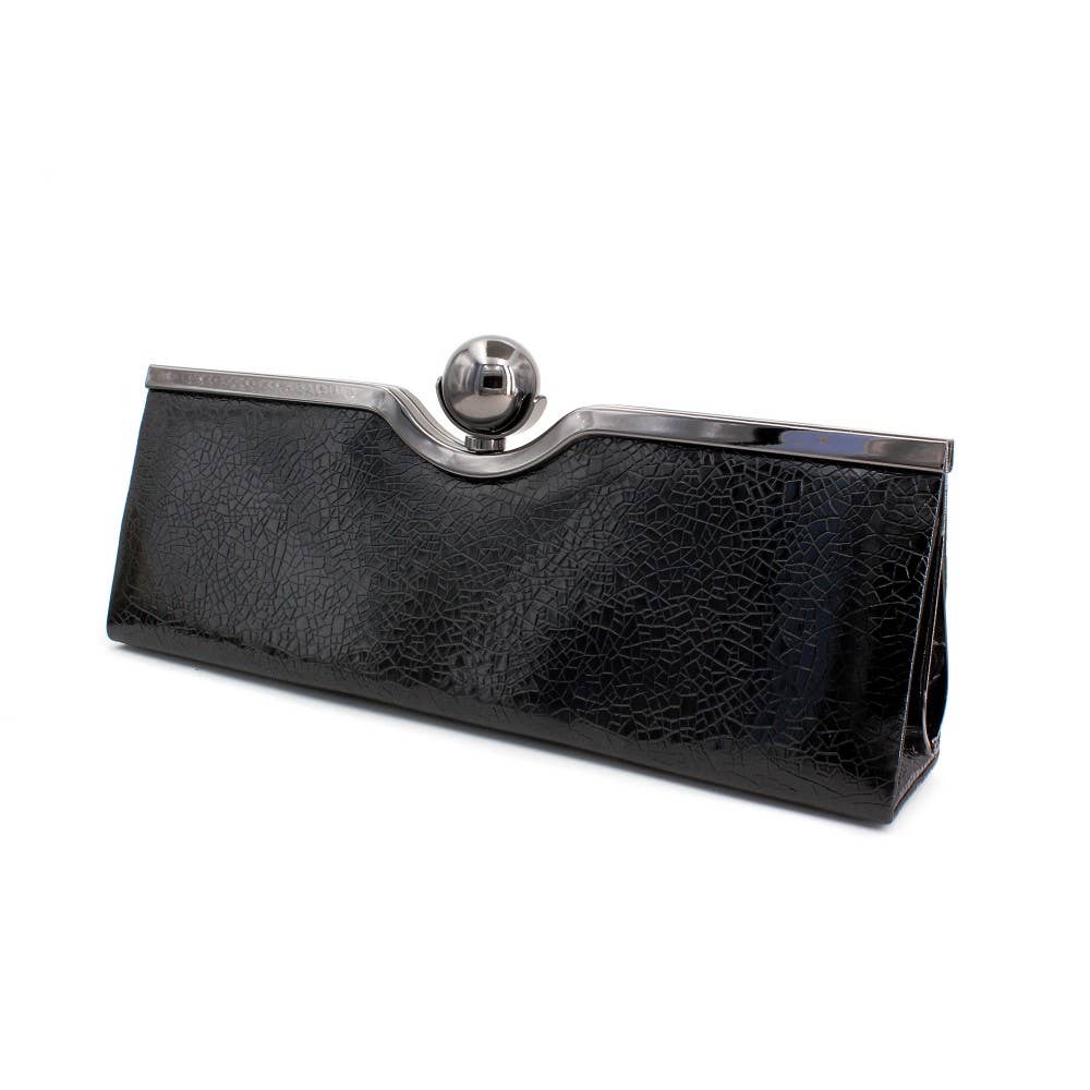 Noir Frame Evening Bag
