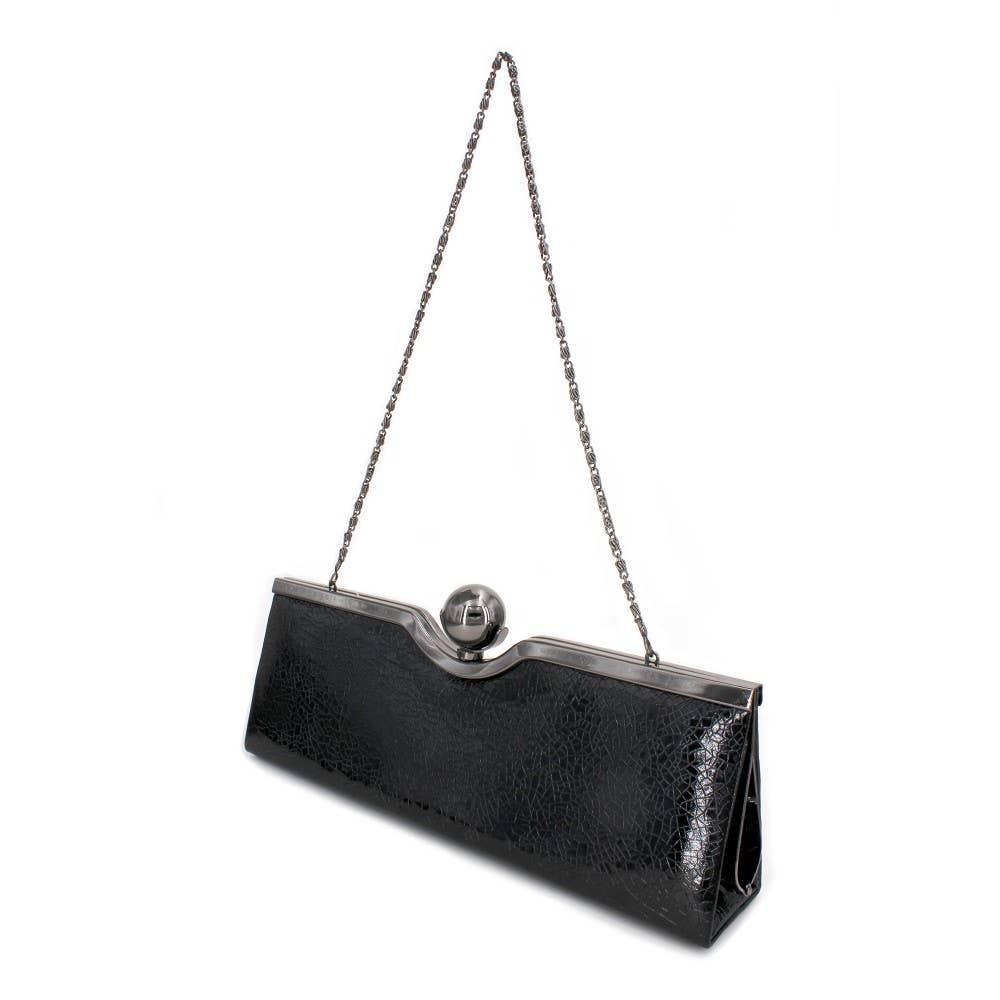 Noir Frame Evening Bag