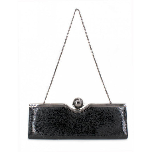 Noir Frame Evening Bag