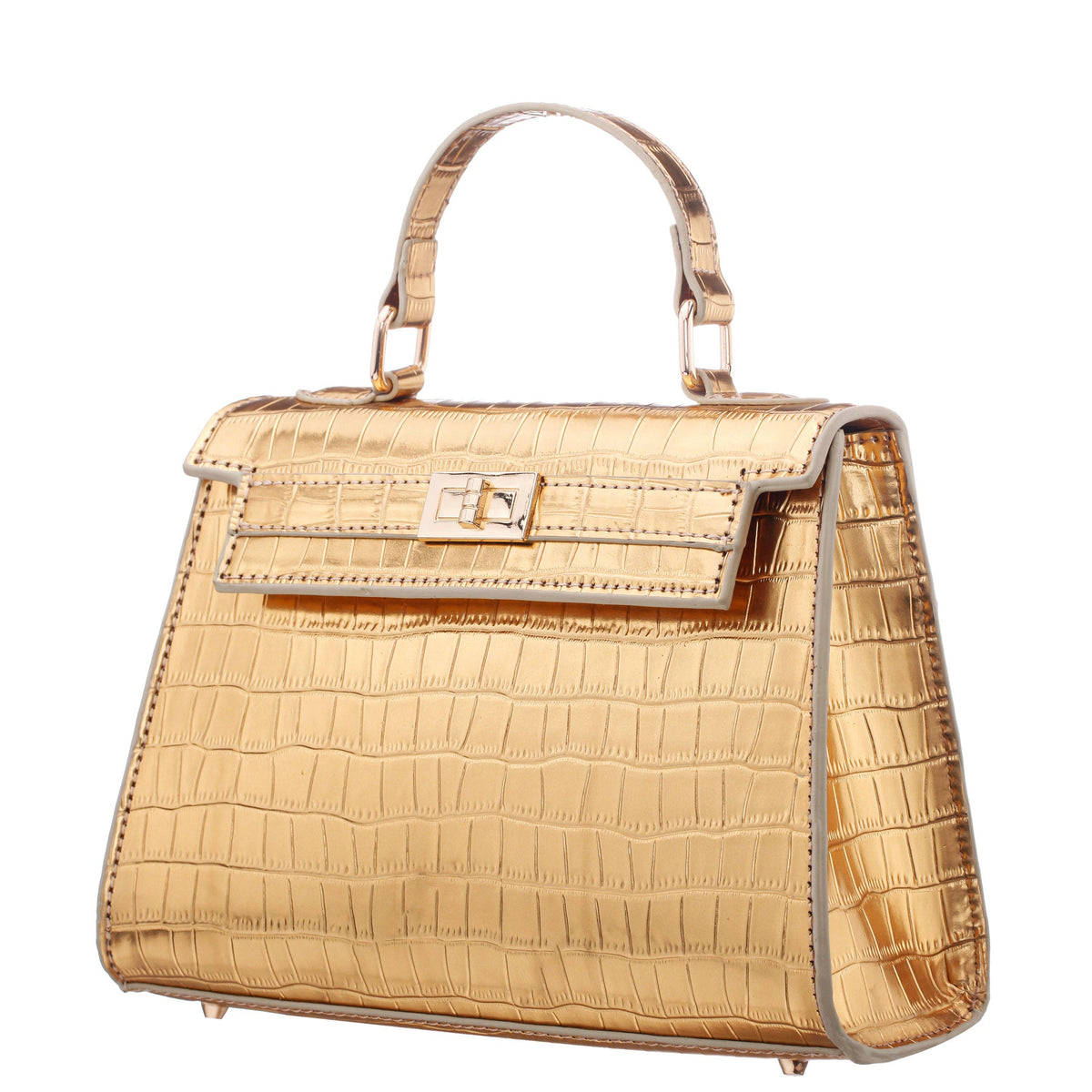 Handbag: UDELE-DARK GOLD
