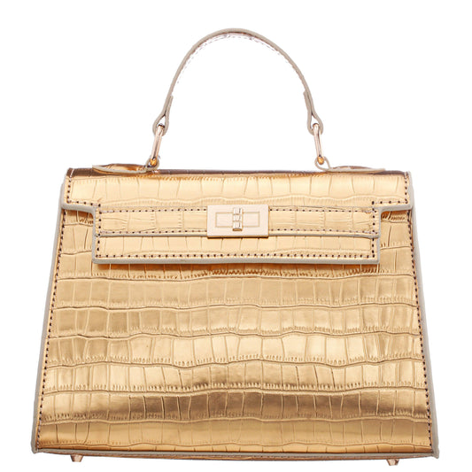 Handbag: UDELE-DARK GOLD