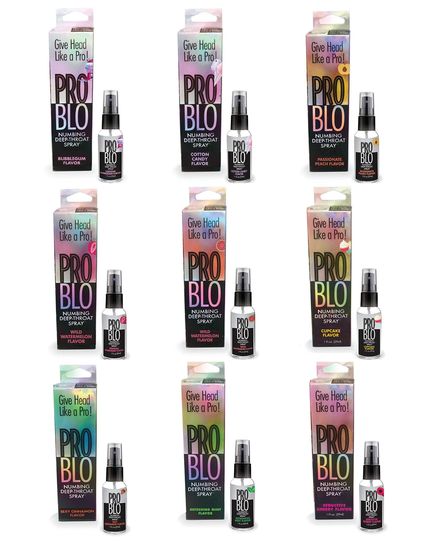 Pro Blo Oral Throat Numbing Spray -Cherry