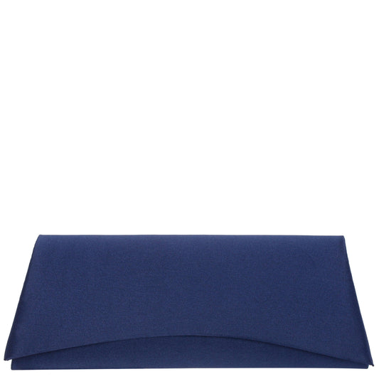 Zoey-Navy Midi Clutch
